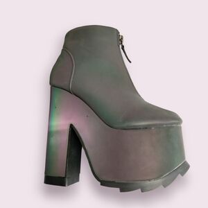 Yru Nightmare Iridescent Platform Shoes